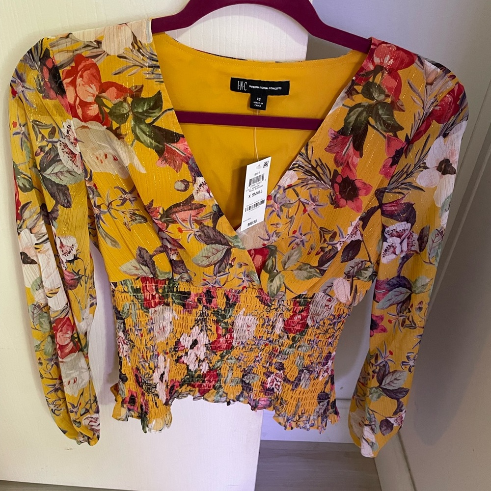 INC Women’s Long Sleeve Blouse